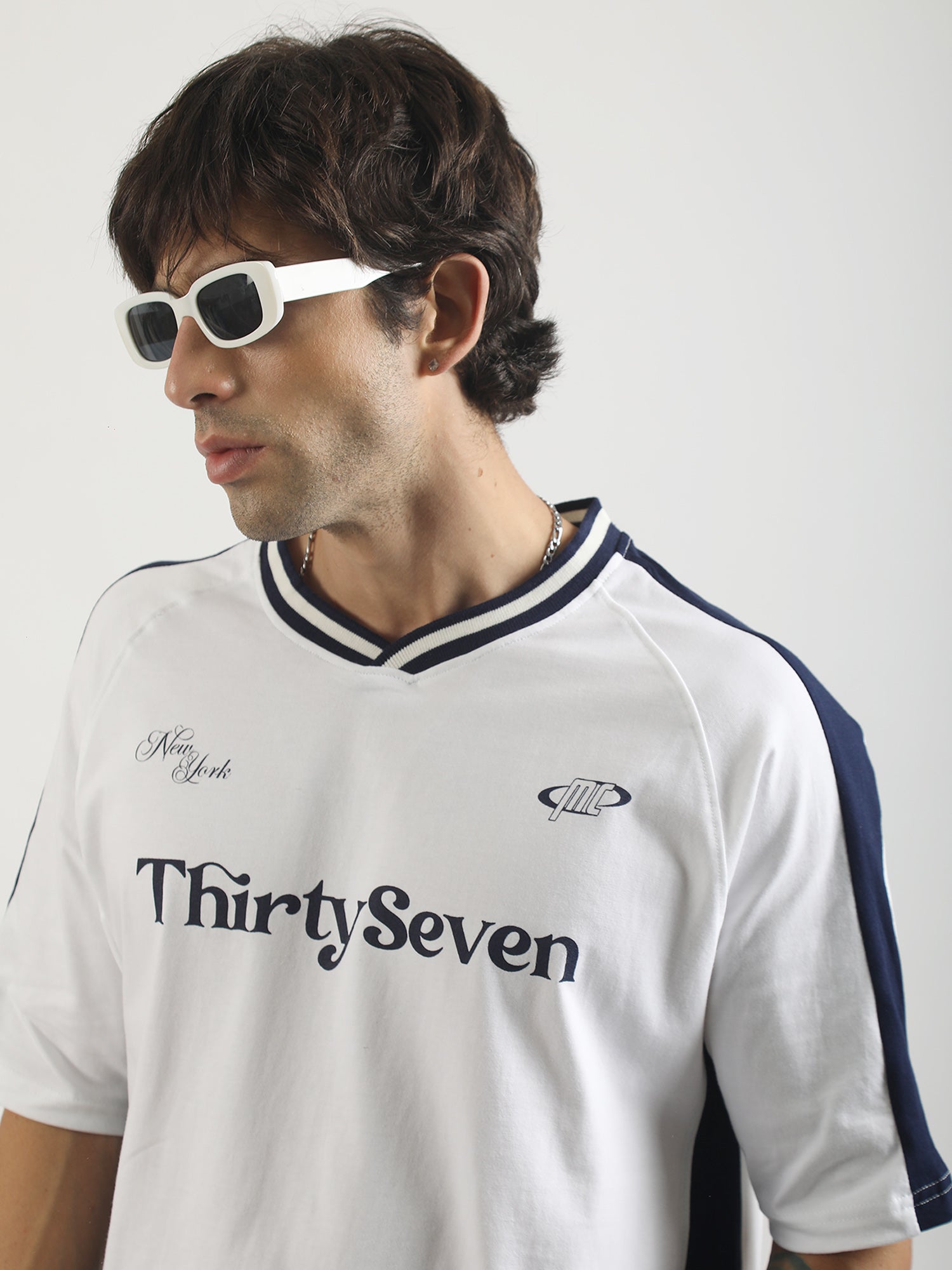 Homenew Arrivalv Neck White, Navy Half Sleeve T Shirtv Neck 0, Navy Half Sleeve T Shirt 1