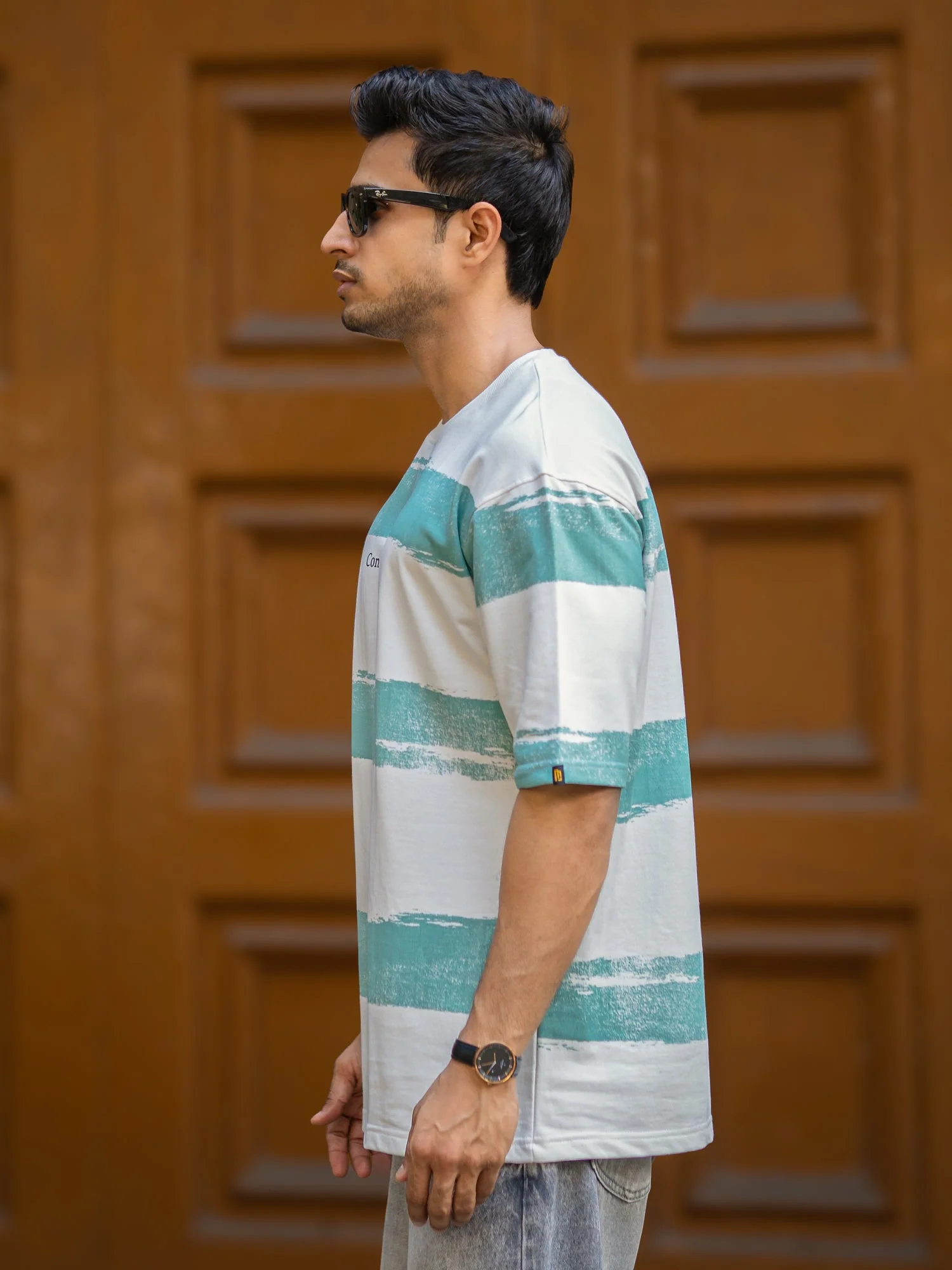 Confident Berly Green Half Sleeve T Shirt